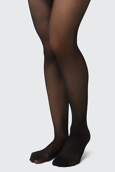 Ardene Sheer Tights in Black | Size Small | Nylon/Spandex