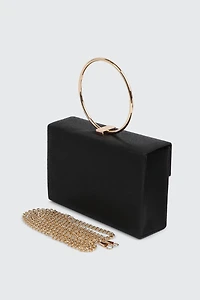 Sac de soirée à poignée anneau