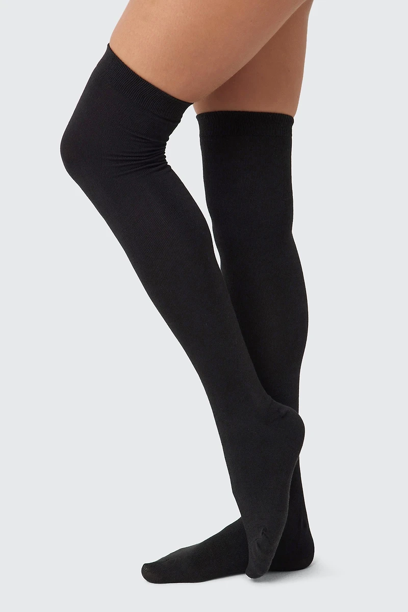Ardene Super Soft Over The Knee Socks in | Polyester/Spandex