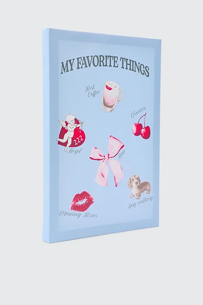 Ardene My Favorite Things Wall Art