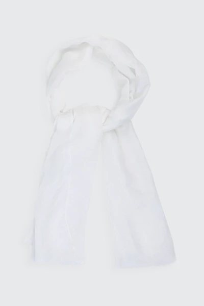 Ardene Solid Lightweight Scarf in White | Polyester