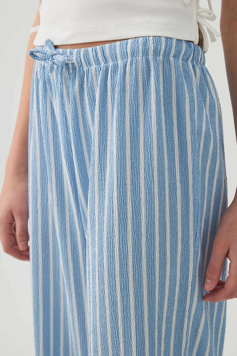 Pantalon ample rayé