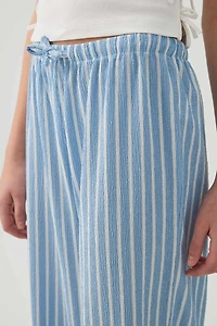 Pantalon ample rayé