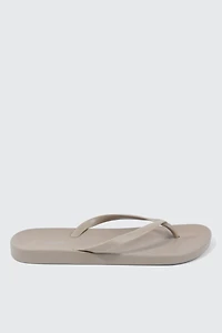 Ardene Flip-Flops with Thin Straps Sandals in Beige | Size | Rubber