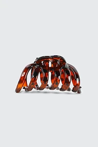 Ardene Spiral Effect Hair Claw in Brown