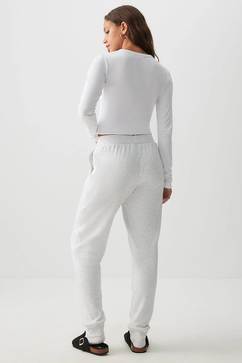 Pantalon de jogging doublé en sherpa
