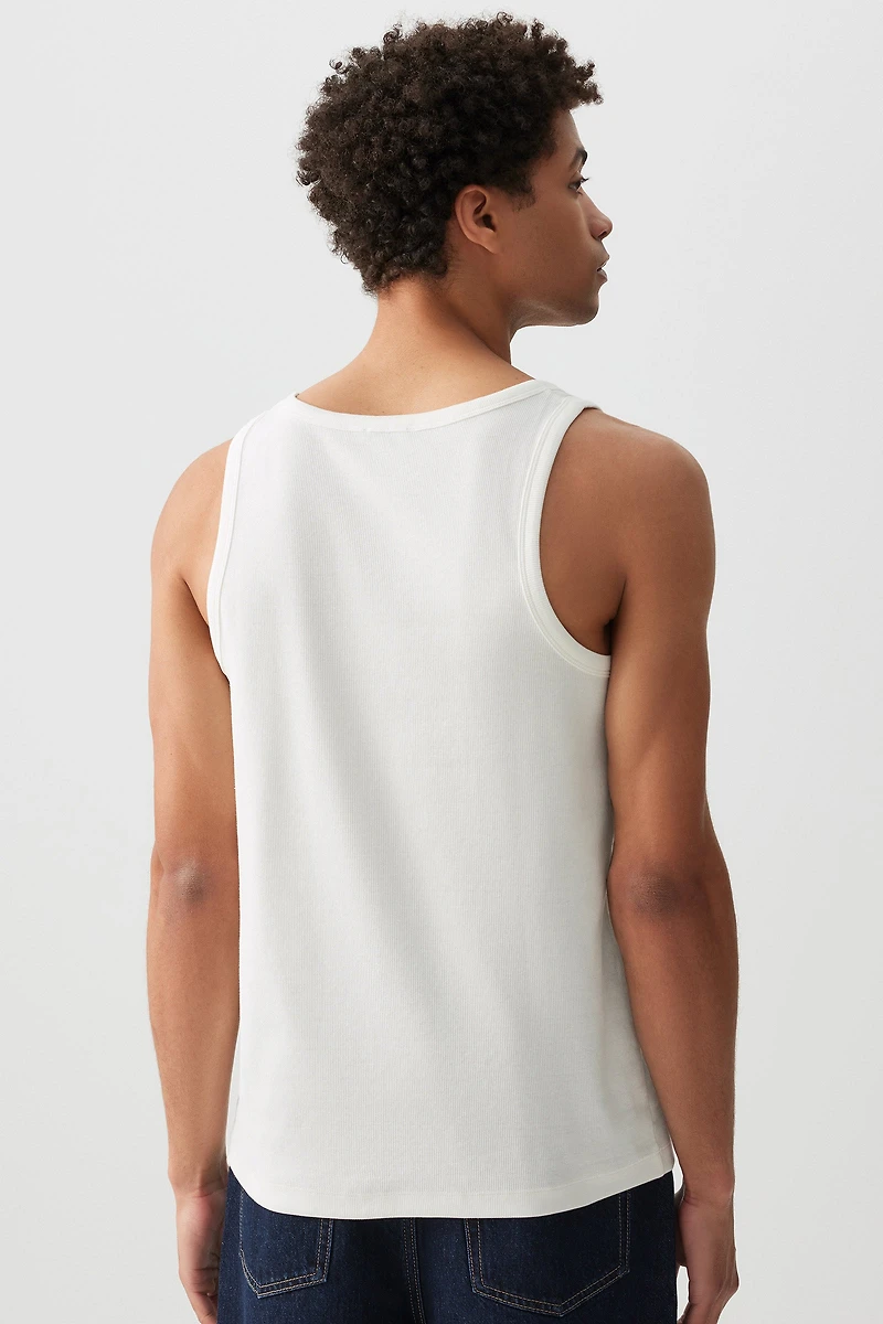 Lot de 2 camisoles côtelées