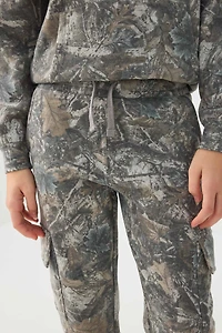 Pantalon de jogging cargo camouflage
