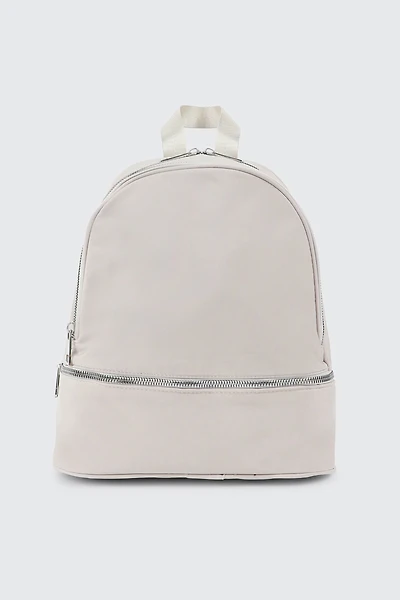 Ardene Nylon Backpack in Beige | 100% Recycled Polyester/Nylon | Eco-Conscious