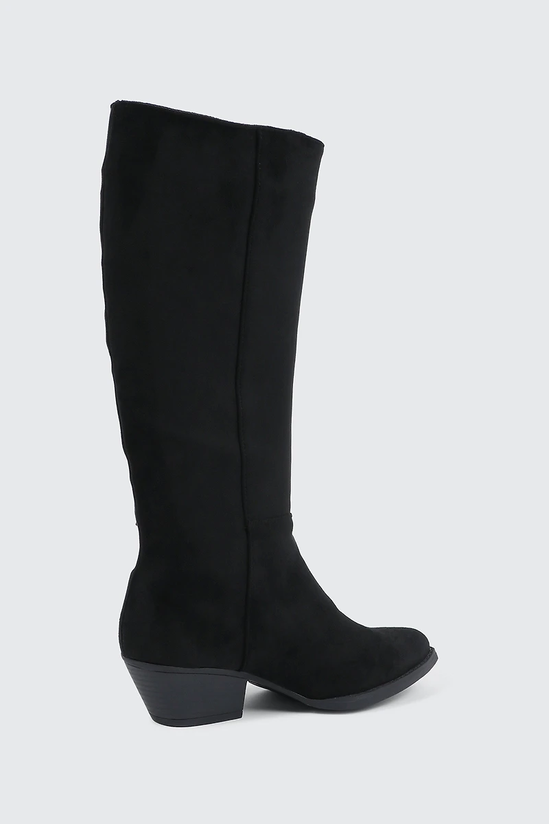 Bottes de cowboy aux genoux