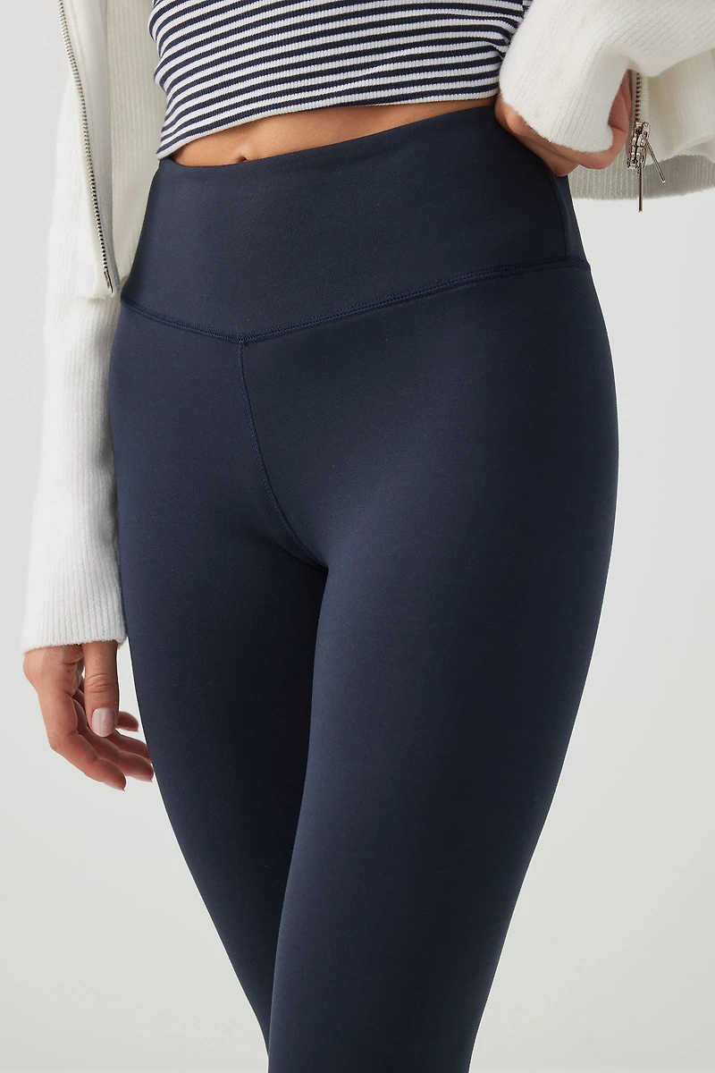 Legging très doux à large bande de taille