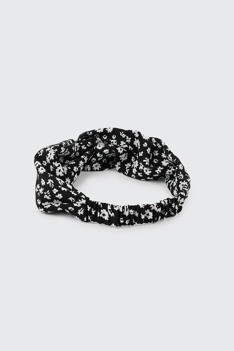 Bandeau noué fleuri