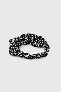 Bandeau noué fleuri