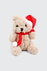 Ardene Holiday Teddy Bear in Beige