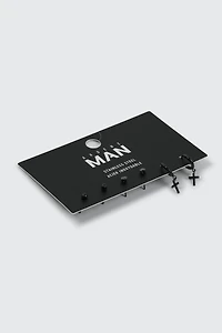 3 paires de boucles d'oreilles noires à croix