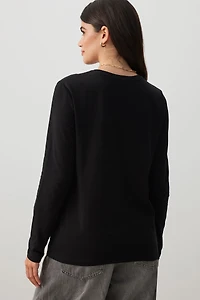 T-shirt à manches longues Basic