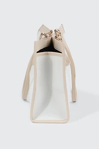 Grand sac fourre-tout en faux cuir