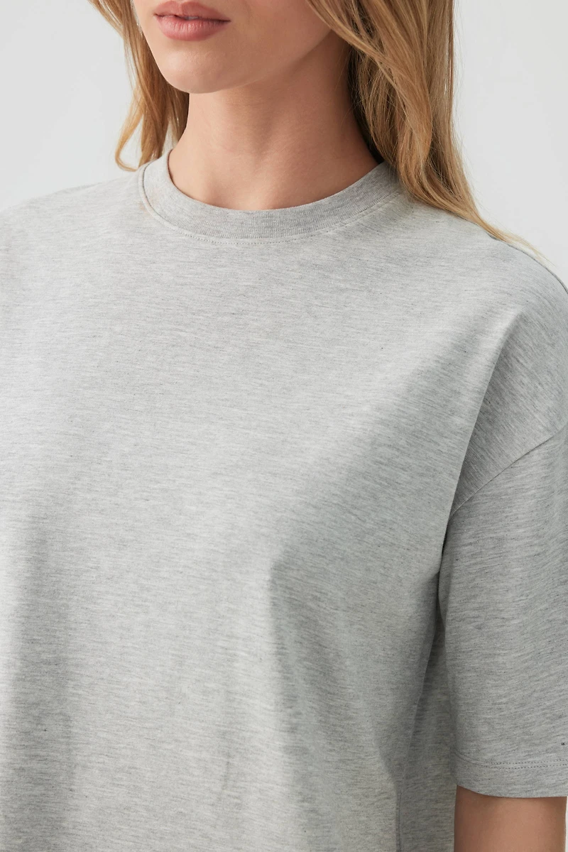 T-shirt ample à manches courtes Basic