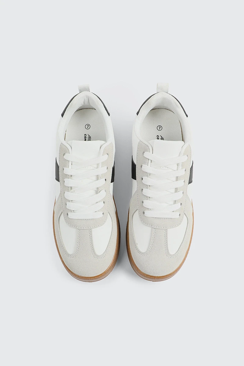 Espadrilles rétro à semelle épaisse