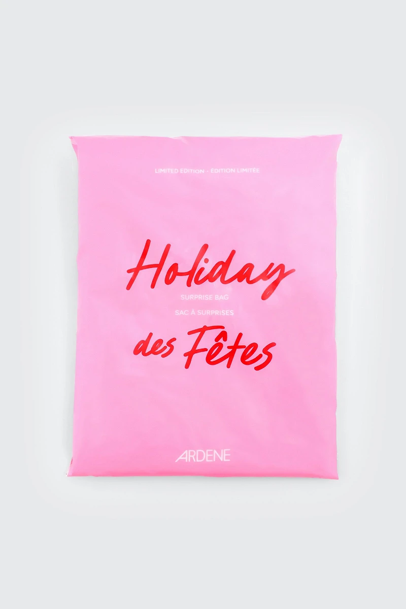 Ardene Holiday Surprise Bag in Medium Pink