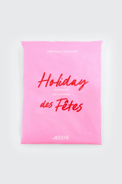 Ardene Holiday Surprise Bag in Medium Pink