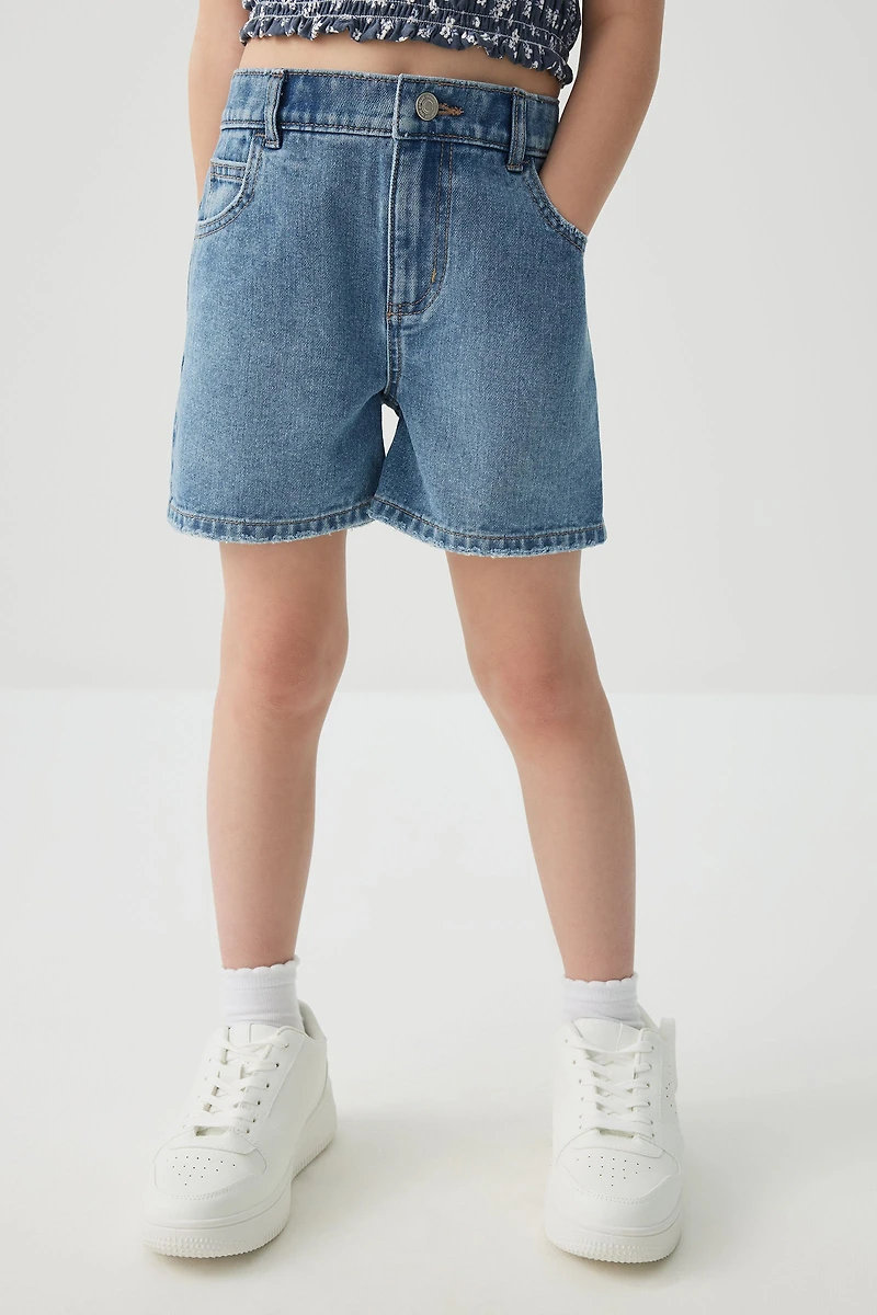 Short midi en denim