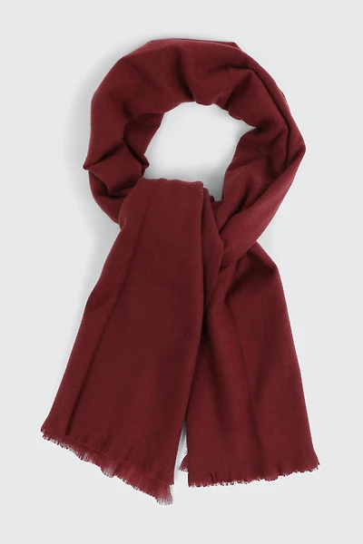 Ardene Super Soft Lightweight Scarf in Burgundy | Polyester