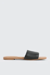 Ardene Puffy Strap Sandals in | Size | Faux Leather | Eco-Conscious