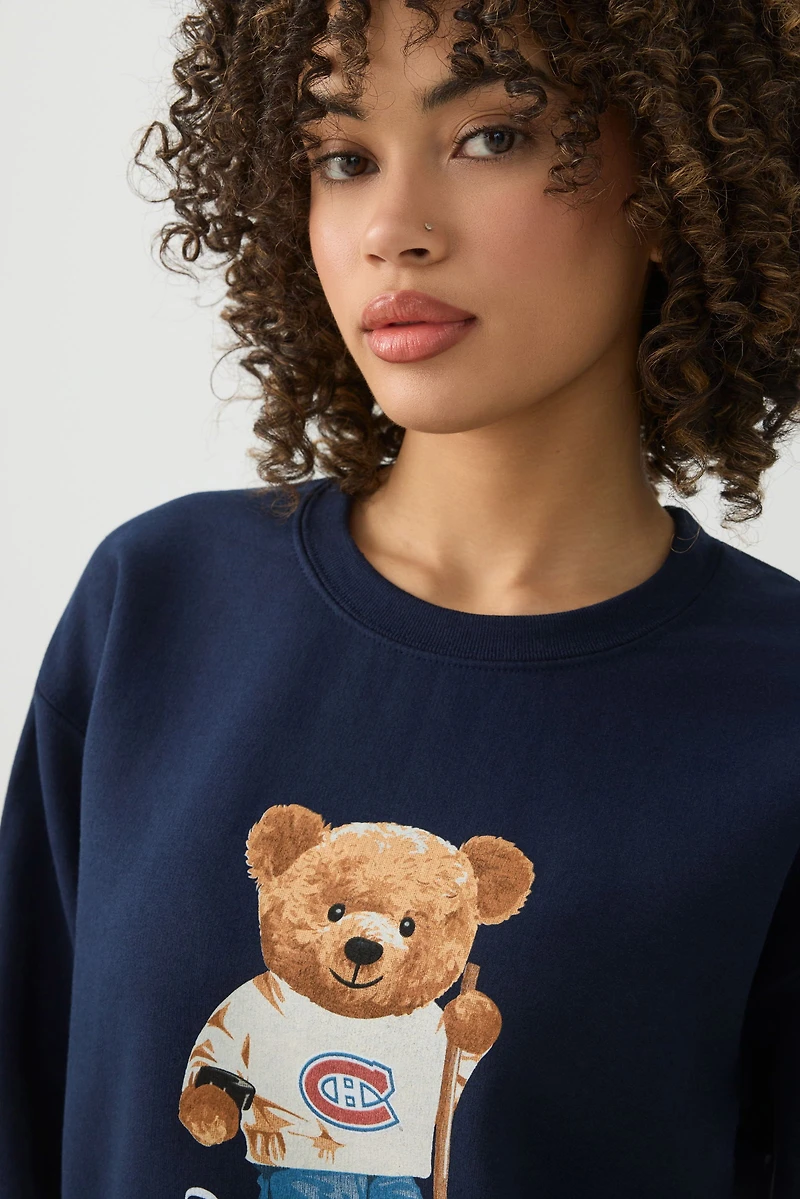 Chandail en molleton ourson des Canadiens