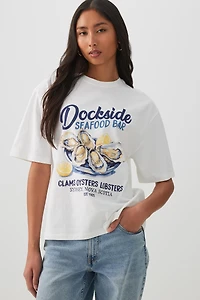 T-shirt graphique ample