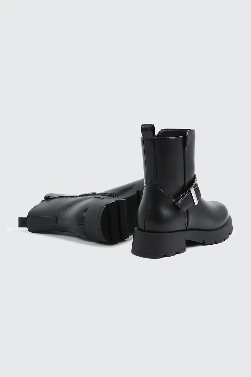 Bottes moto noires