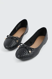 Ballerines texturées