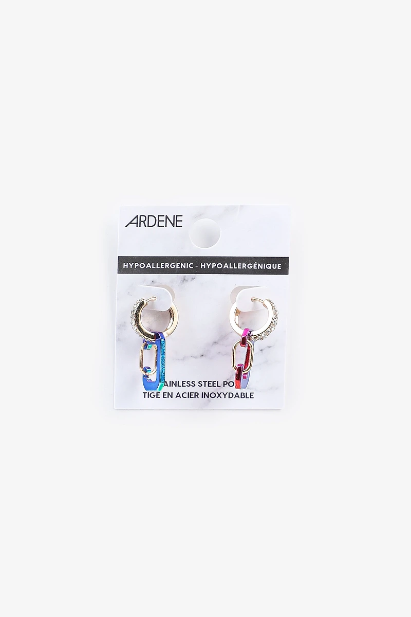 Anneaux à mousquetons métalliques