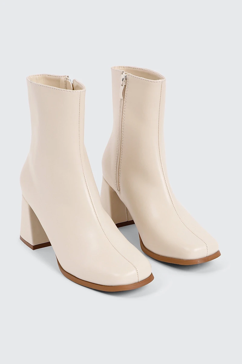 Bottillons à talon évas