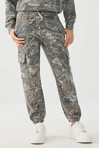 Pantalon de jogging cargo camouflage