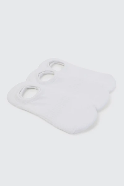 Ardene 3-Pack Shoe Liners in White | Polyester/Spandex
