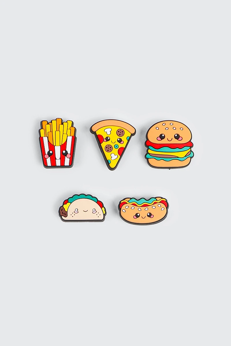 Ardene 5-Pack Fast food Shoe Charms