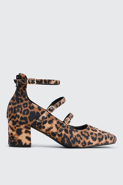 Ardene Triple Strap Mary Janes | Size | Faux Suede | Eco-Conscious