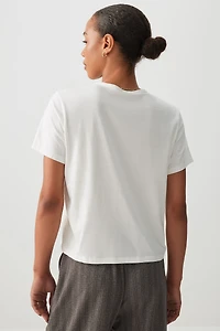 T-shirt court graphique