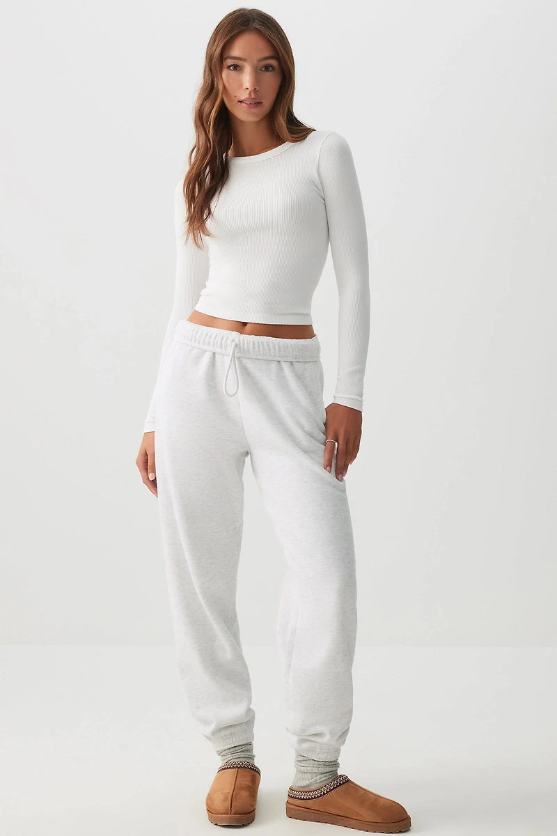 T-shirt court à manches longues sans coutures