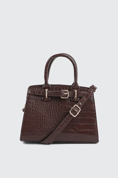 Sac fourre-tout embossé croco