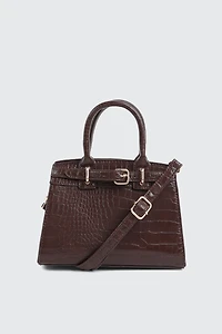 Sac fourre-tout embossé croco