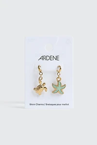 Duo de breloques pour maillot tortue