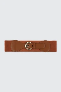 Ardene Corset Belt in Cognac | Size Small | Polyester