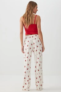Pantalon de pyjama jambe droite