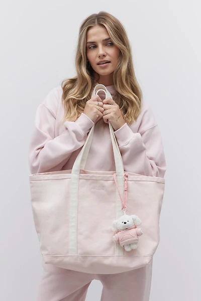 Ardene The Party in a Bag Tote in Light Pink | Cotton