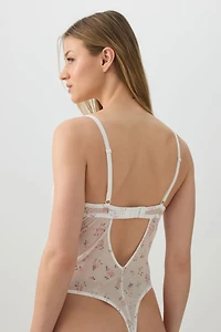 Justaucorps en dentelle