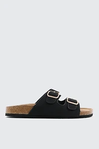 Ardene Two-Buckle Sandals in | Size | Eco-Conscious
