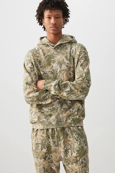 Ardene Man Classic Hoodie For Men in Khaki | Size | Polyester/Cotton | Fleece-Lined