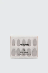 Lot de 20 faux ongles en amande